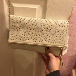 White Urban Expressions Luxury Vegan Purse